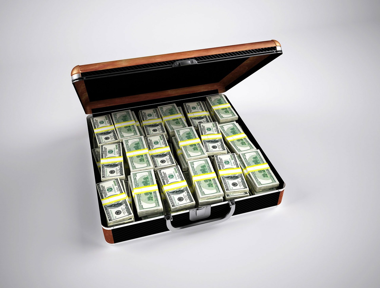 a briefcase full of money