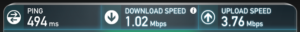 Slow, slow internet. Are you kidding me?