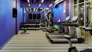 Aloft Baltimore Gym, courtesy of the hotel website