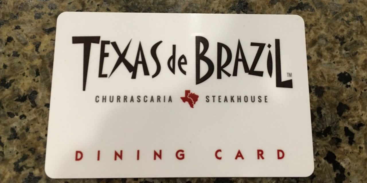 Buyer Beware: Texas de Brazil “Gift Cards”