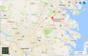 Map of the Casino relative to Baltimore & Washington D.C.!