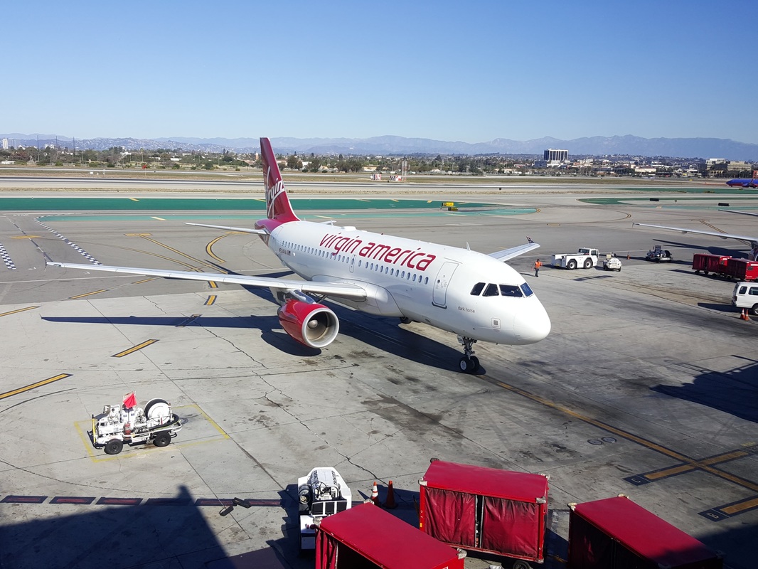 a plane on the runway