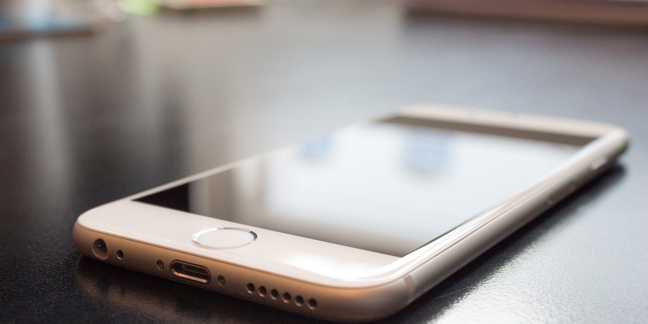 a cell phone on a table