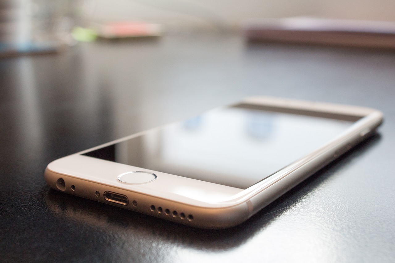 a cell phone on a table