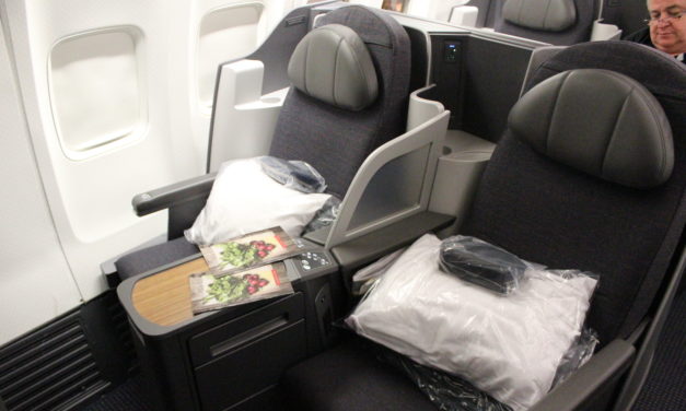 American Airlines 757 New Business Class Seat