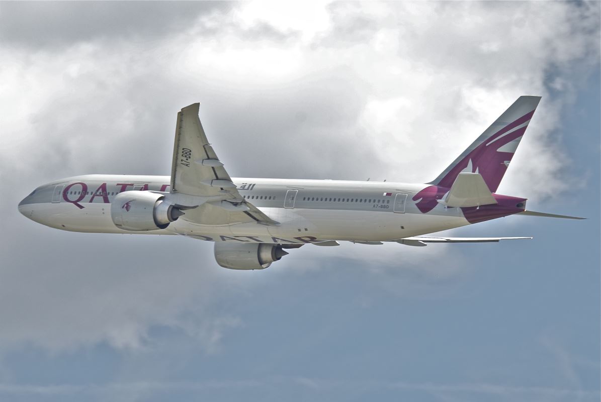 a plane flying in the sky