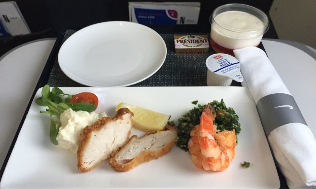 What Does The New British Airways Club Europe Lunch Look Like?