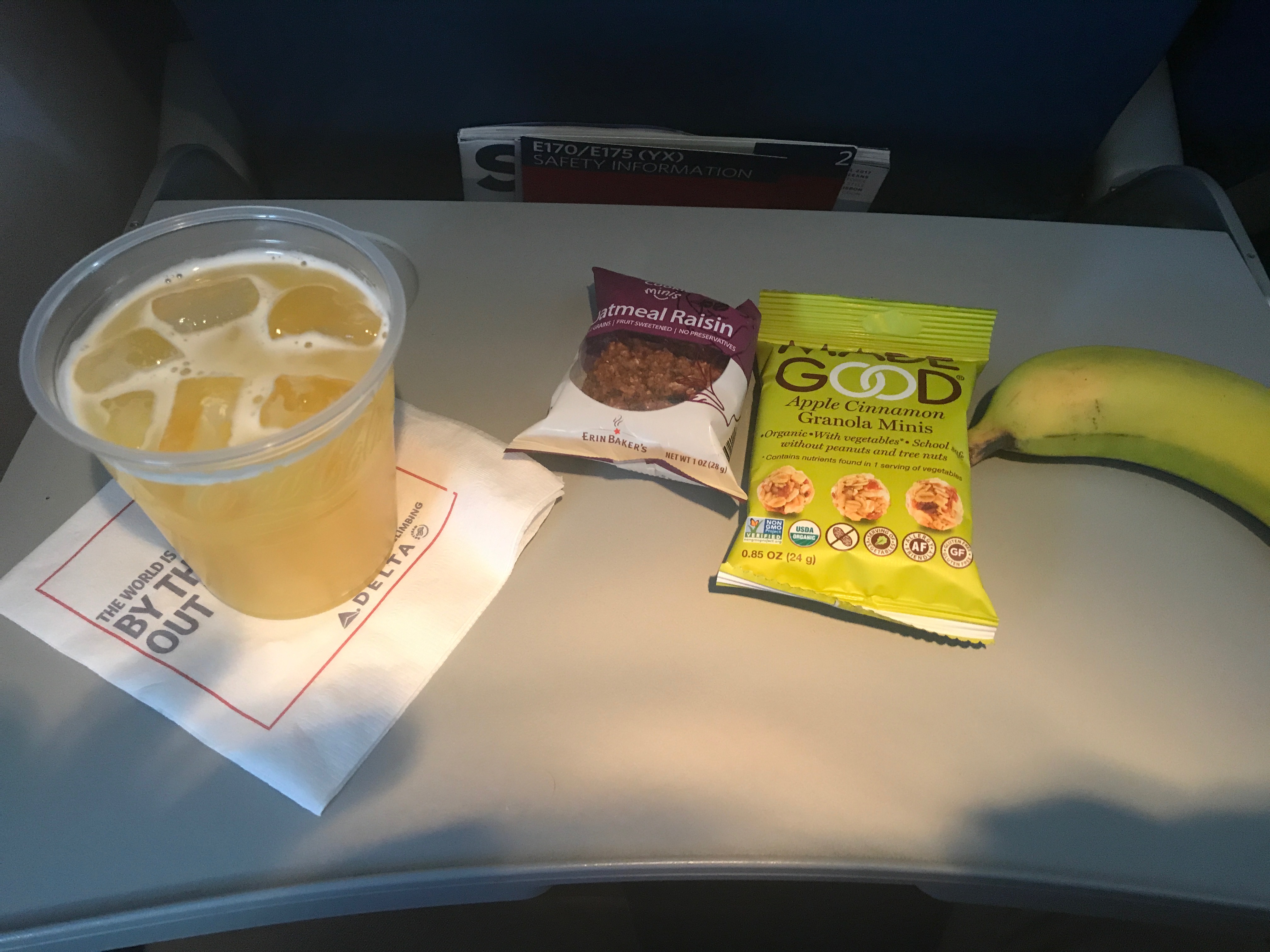 Delta Shuttle Snack Service