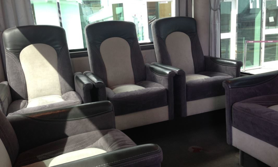 This Airport Transfer Bus Has Better Seats Than Some Airlines Business Class