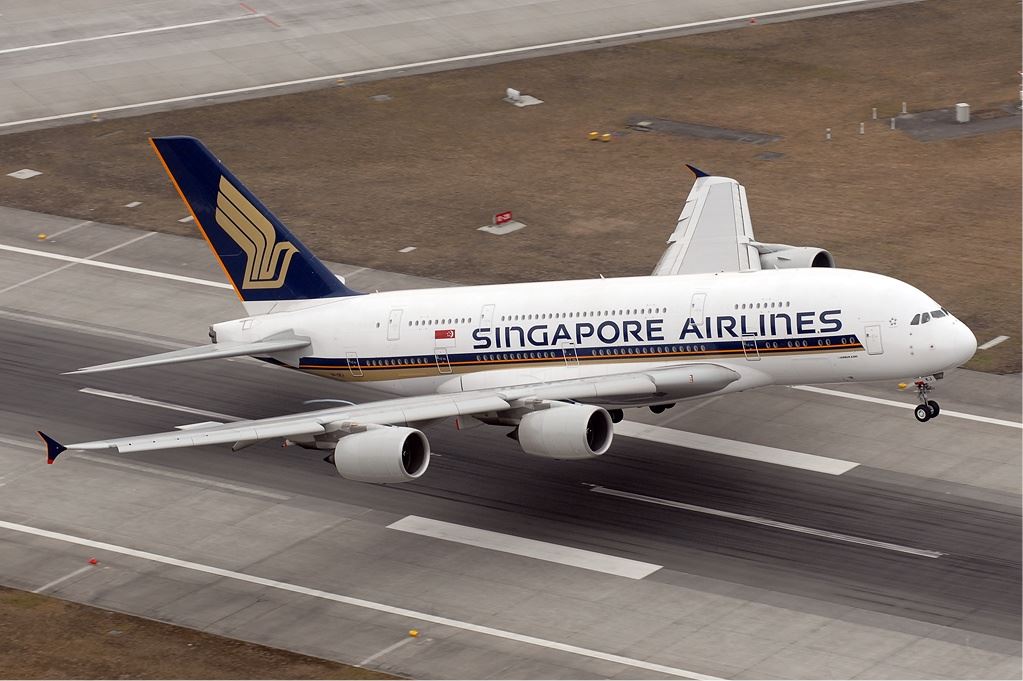 an airplane taking off from a runway