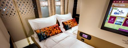 Etihad First Class featuring an onboard shower (Image: Etihad Airways)