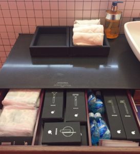 a drawer with items in it