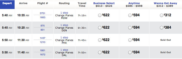 Southwest Airlines Business Select Fares are Insane! (Image: Southwest Airlines)