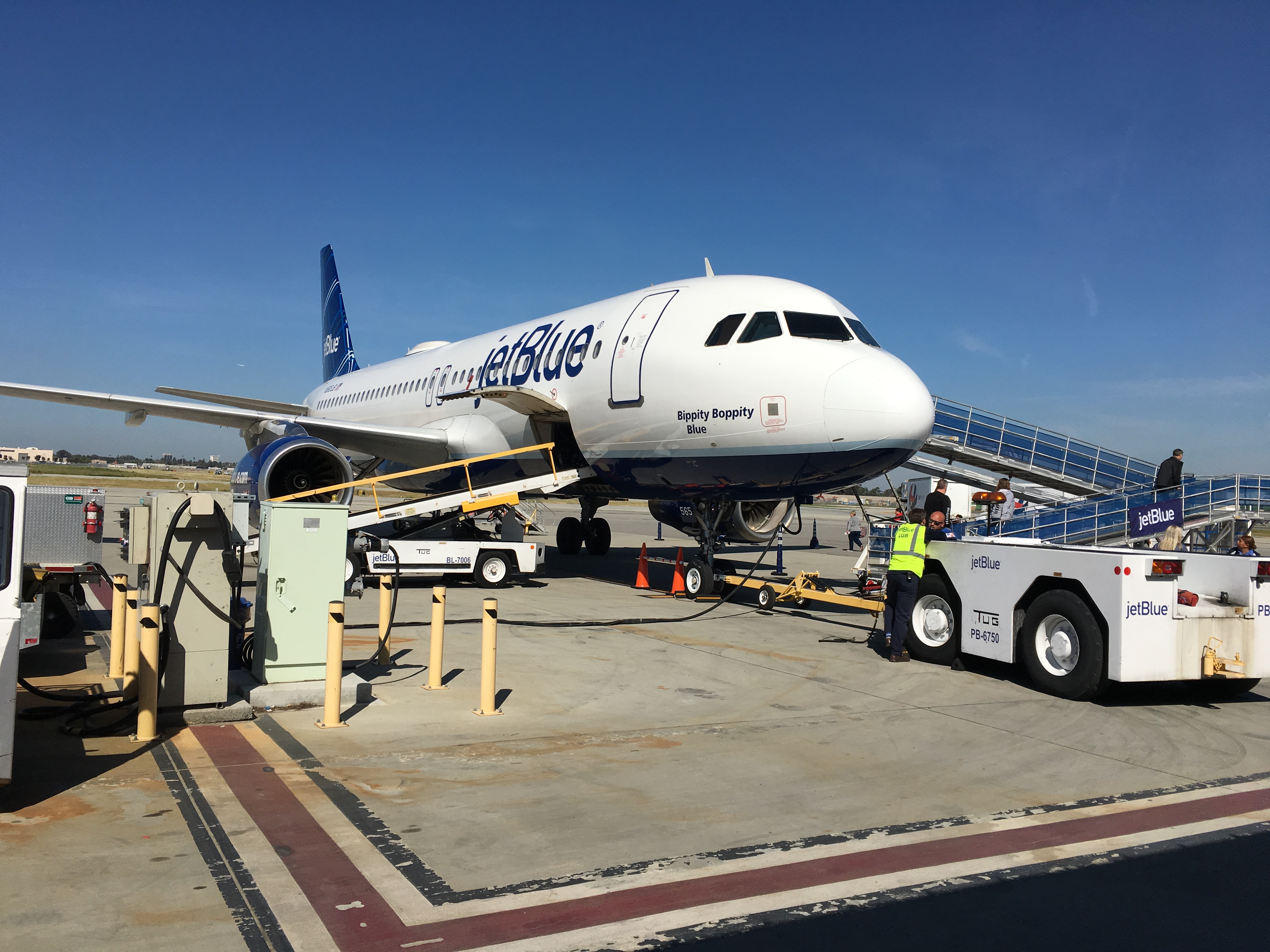 a plane on the tarmac