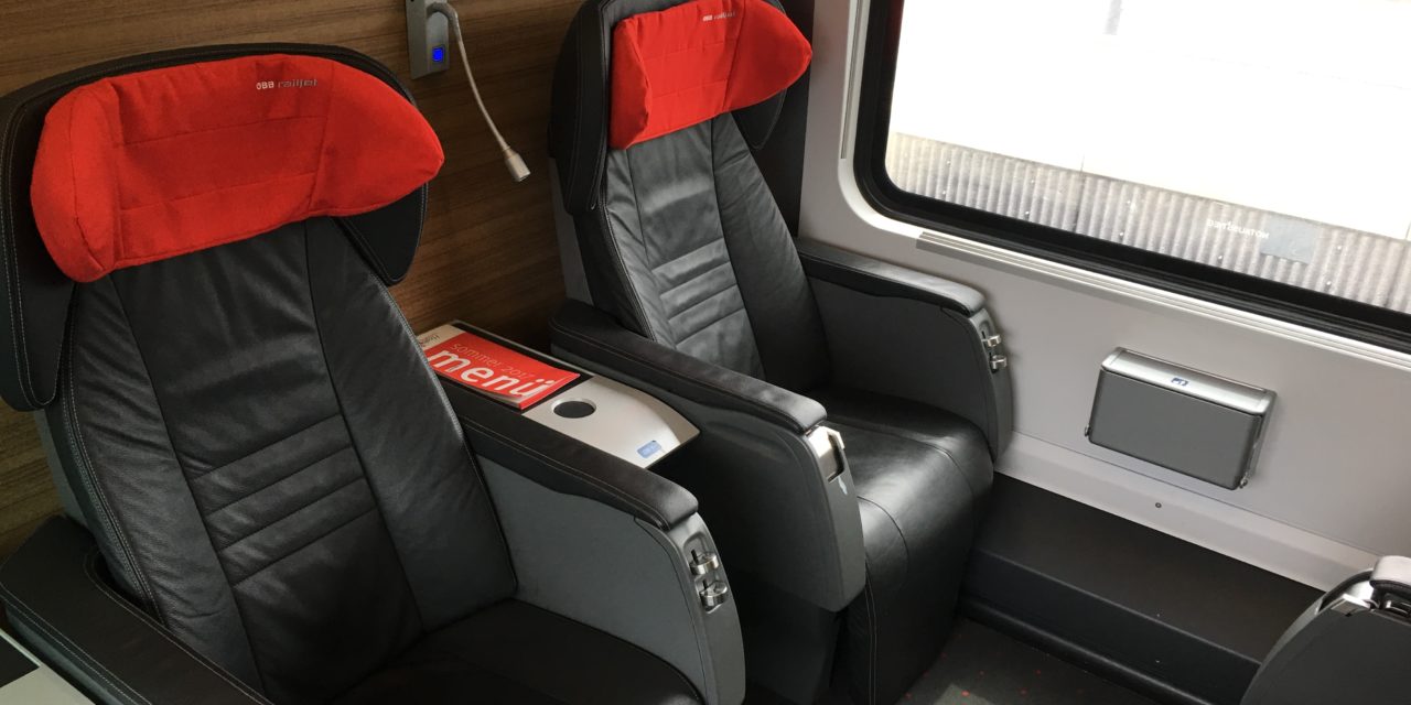 Railjet Business Class: Vienna to Prague Review
