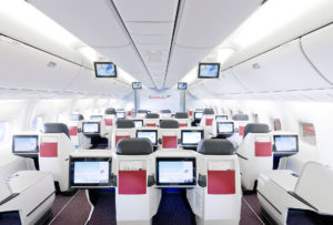 Austrian Business Class Cabin