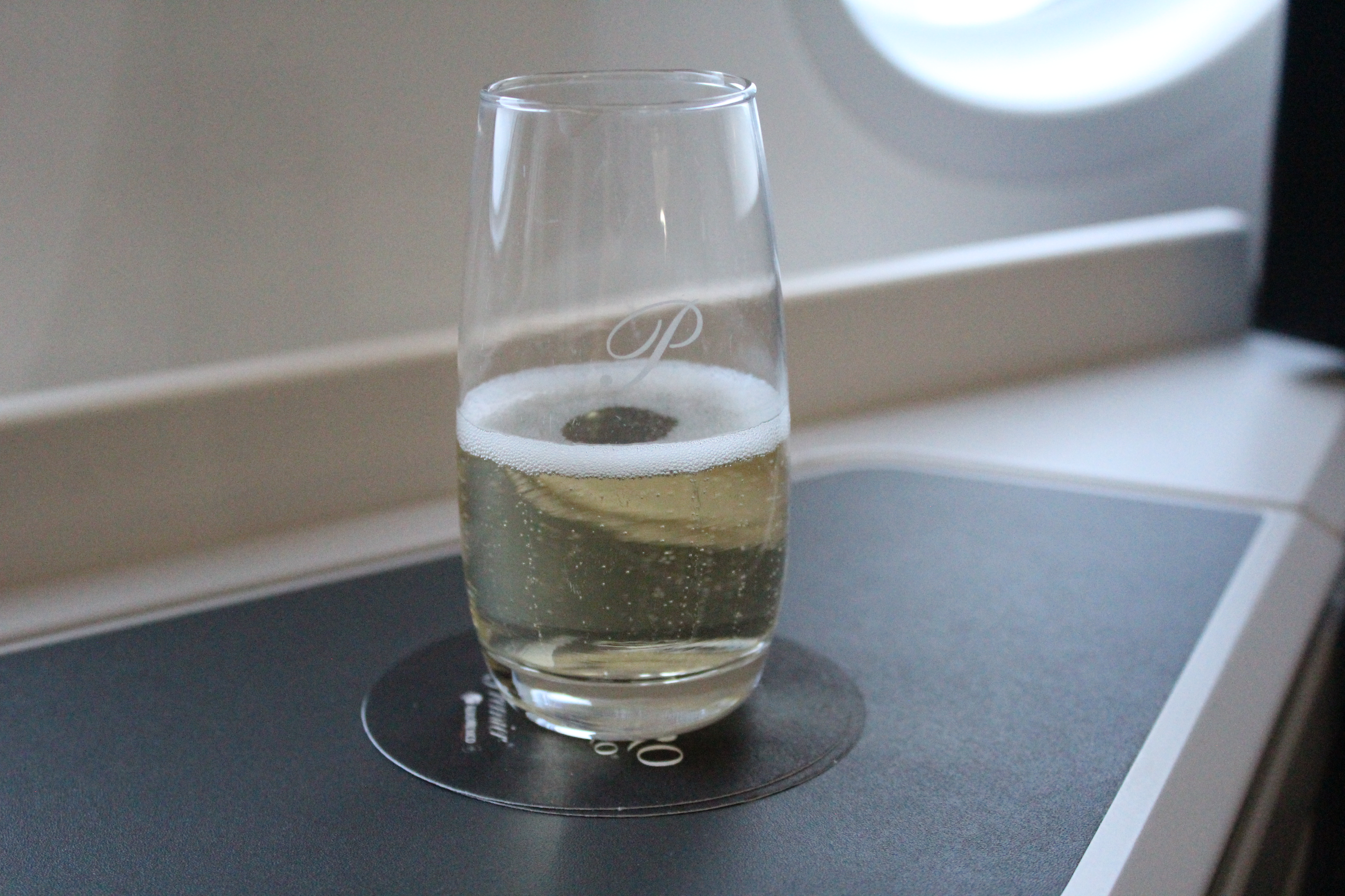 Aeromexico Business Class Pre-Departure Champagne