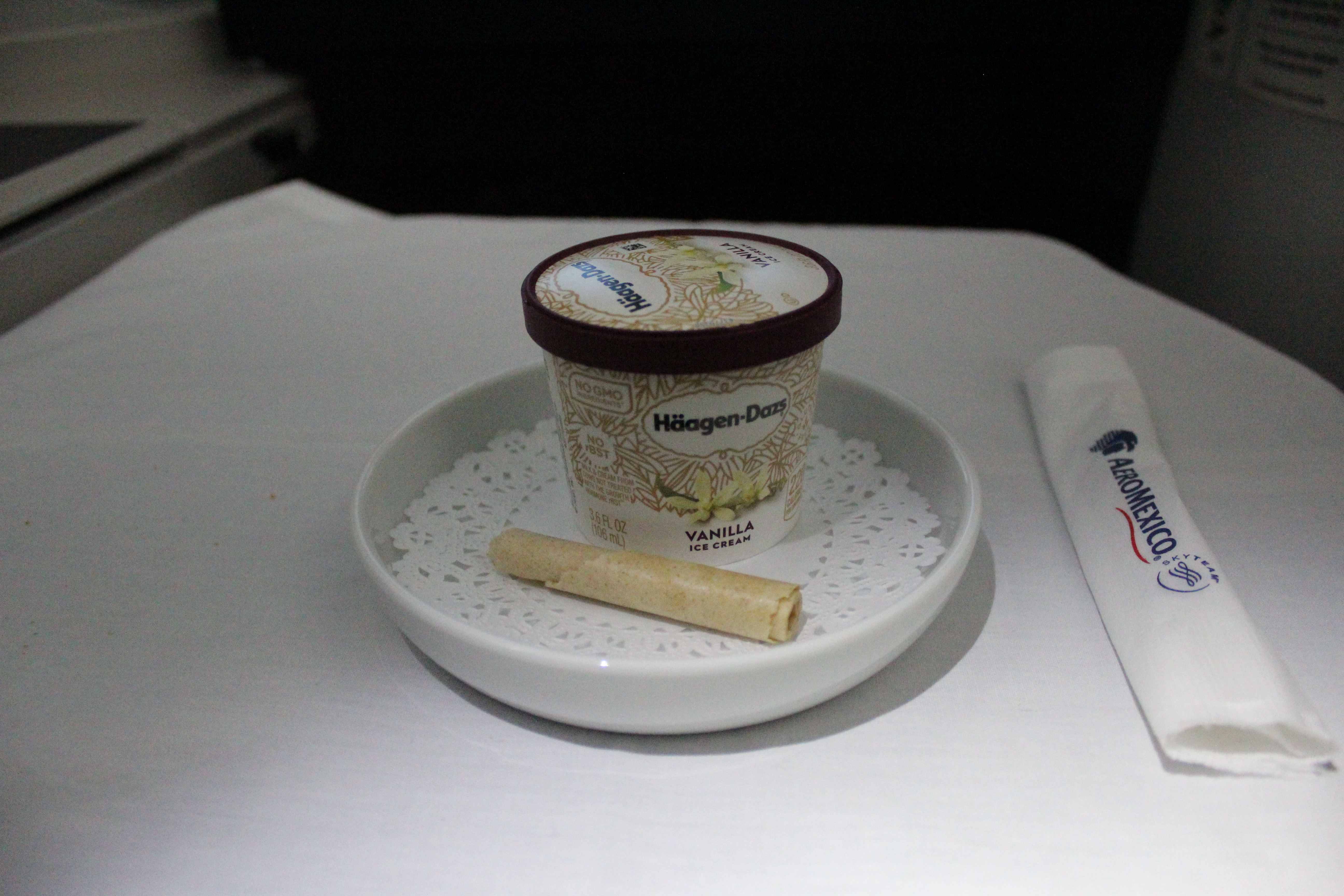 Aeromexico Business Class Dessert