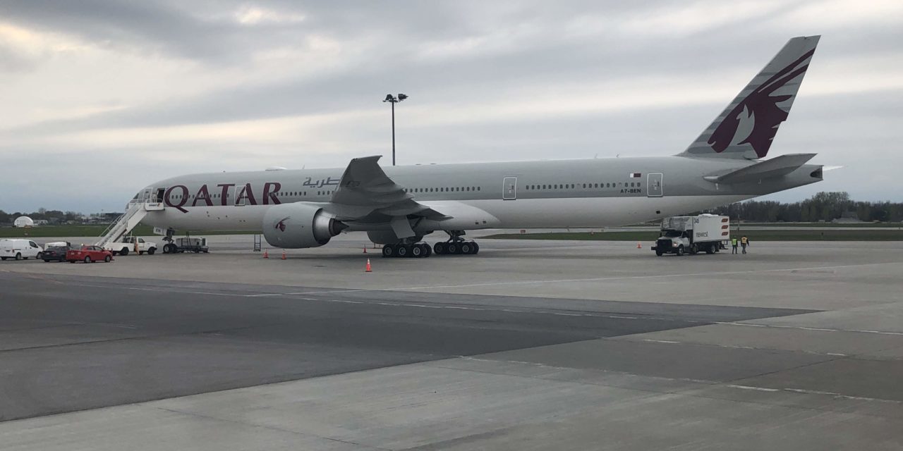 Qatar Airways Business Class 777 MIA-DOH