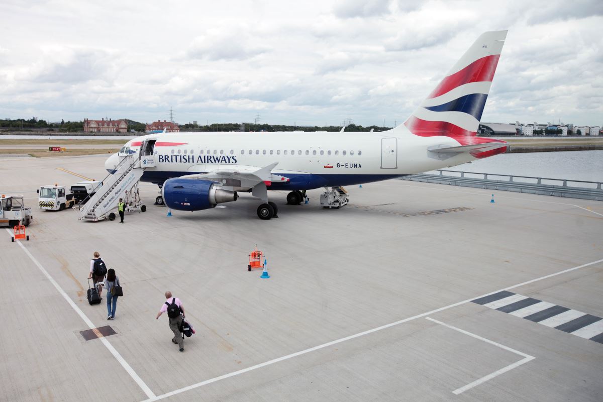 a plane on the tarmac