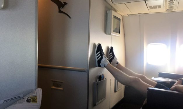 Hey Frequent Flyer, Keep Your Feet Off The Damn Wall!