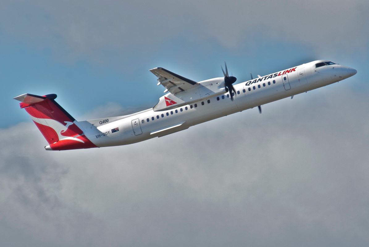 a plane flying in the sky