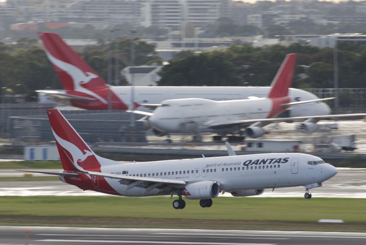 a plane taking off from a runway