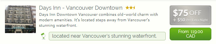 beVancouver Amex Gift Card offer