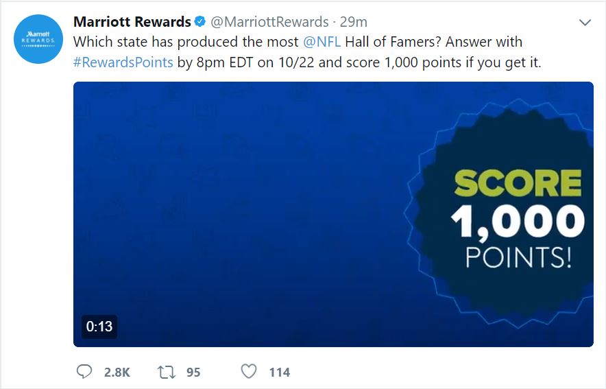 Deal: Free 1,000 Marriott Rewards Points TODAY ONLY!