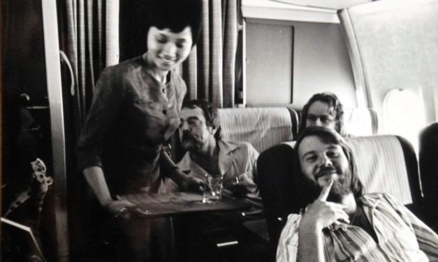 Here Are Candid Pictures of ABBA Flying In The 1970s