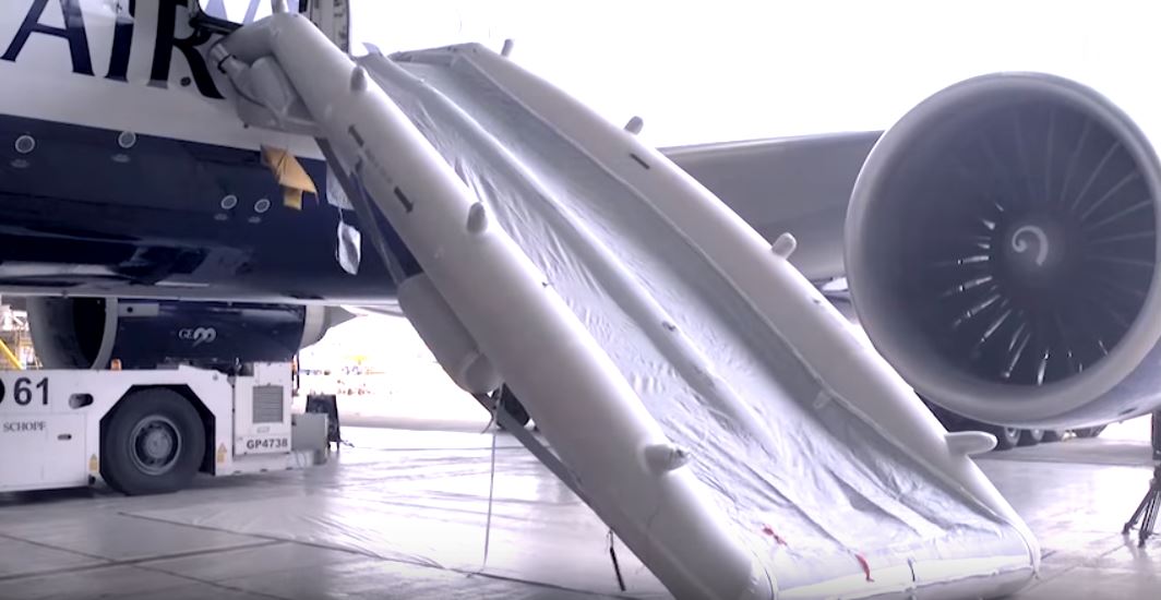 Ever Wondered How An Aircraft Evacuation Slide Works?