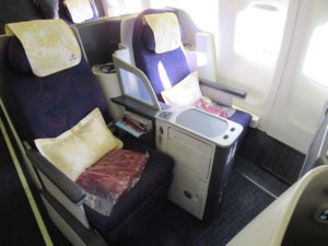 Air China 777 Business Class Seat