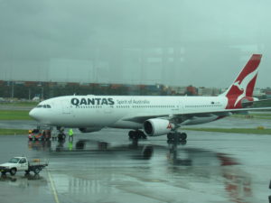 Qantas A330 to Melbourne