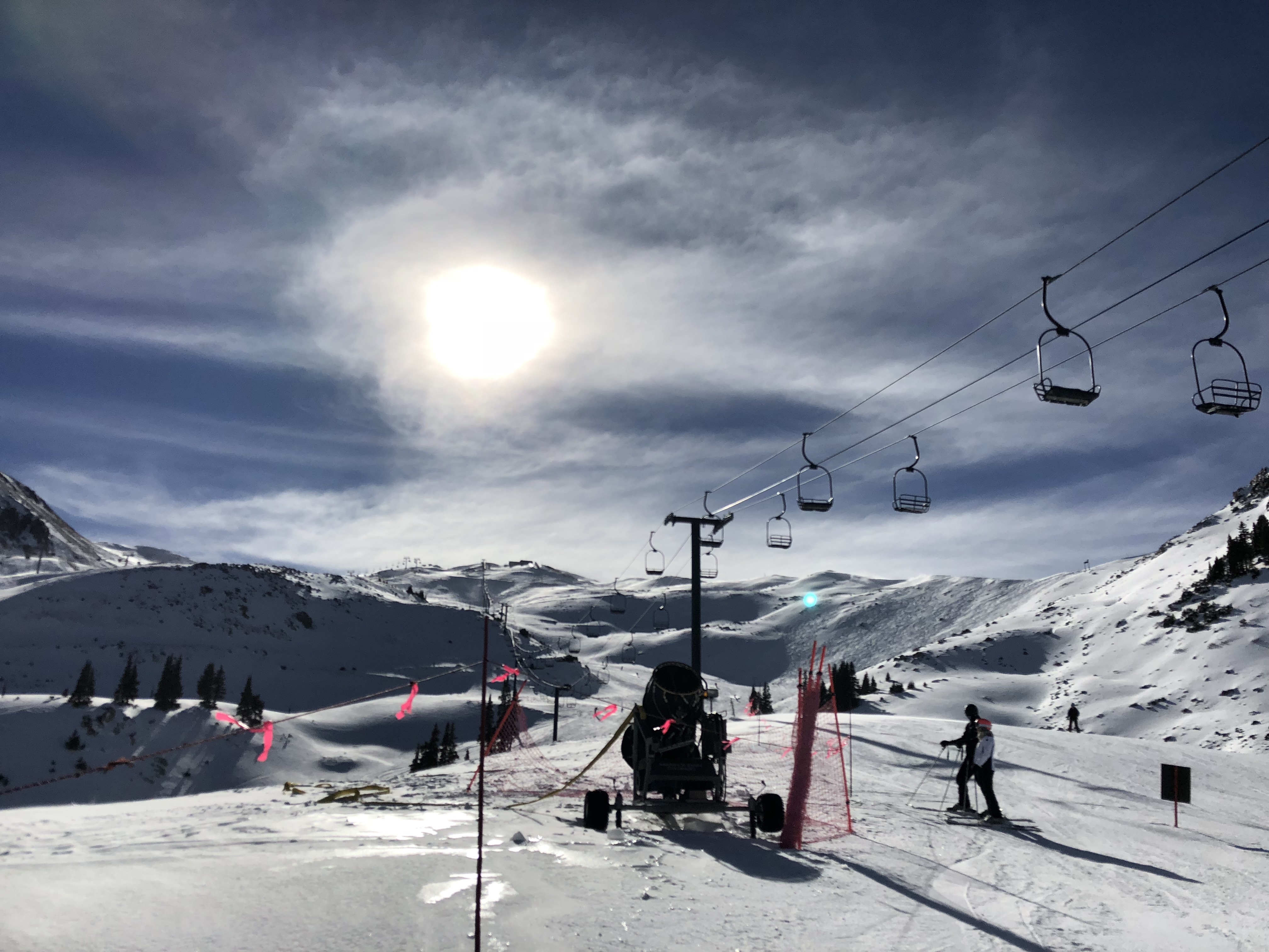 Skiing at Arapahoe Basin in Colorado