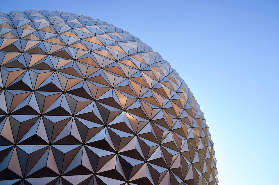 a close up of a dome