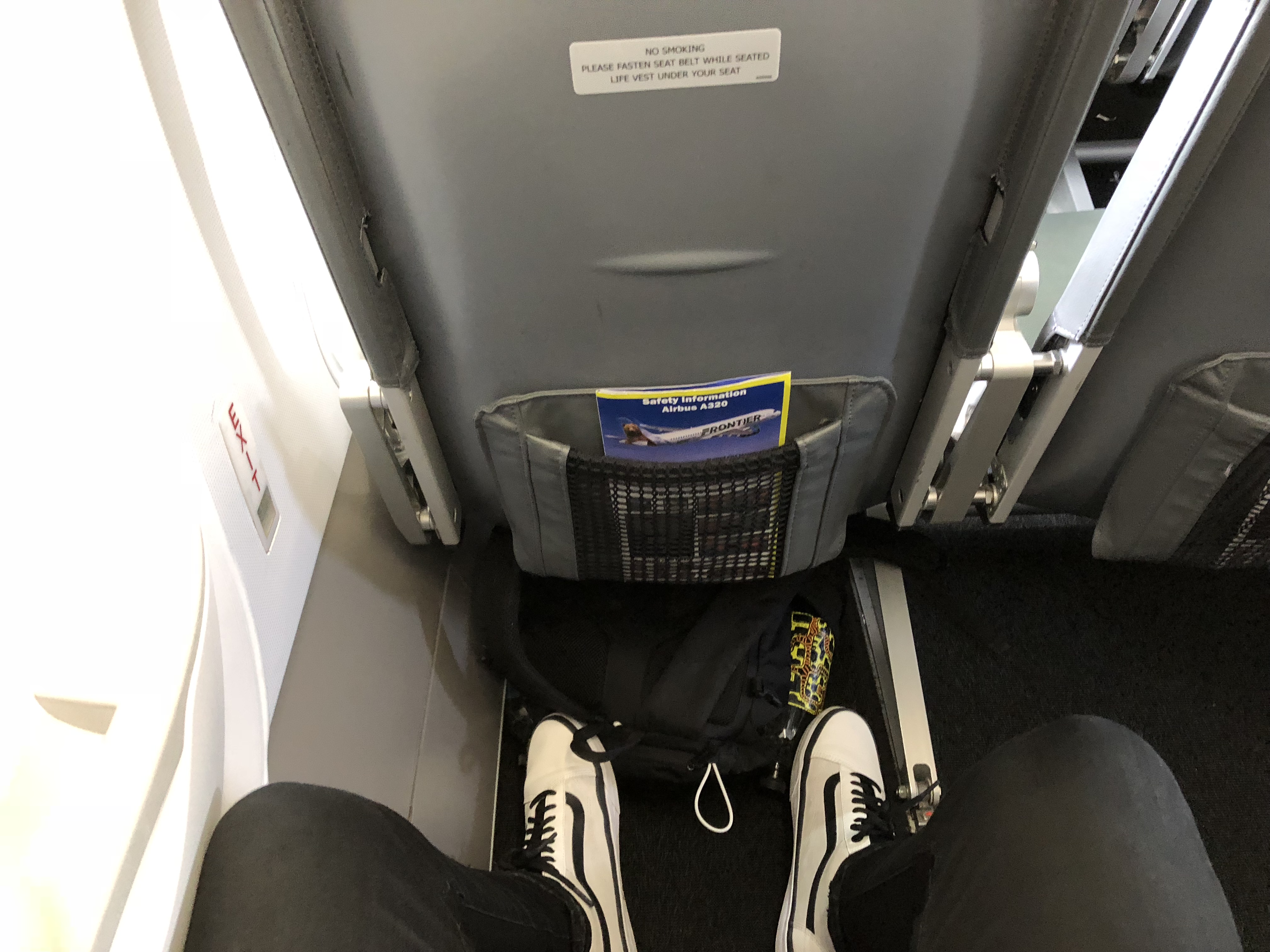 Frontier Airbus a320NEO Stretch Seats Legroom