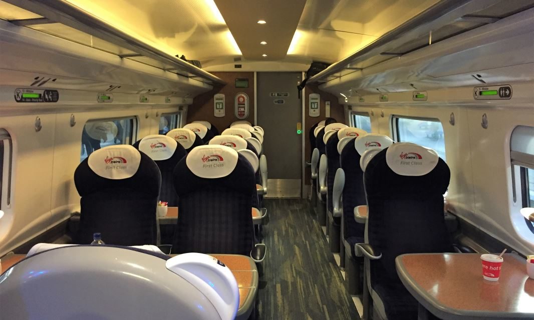 Rail Review: Virgin Trains London First Class