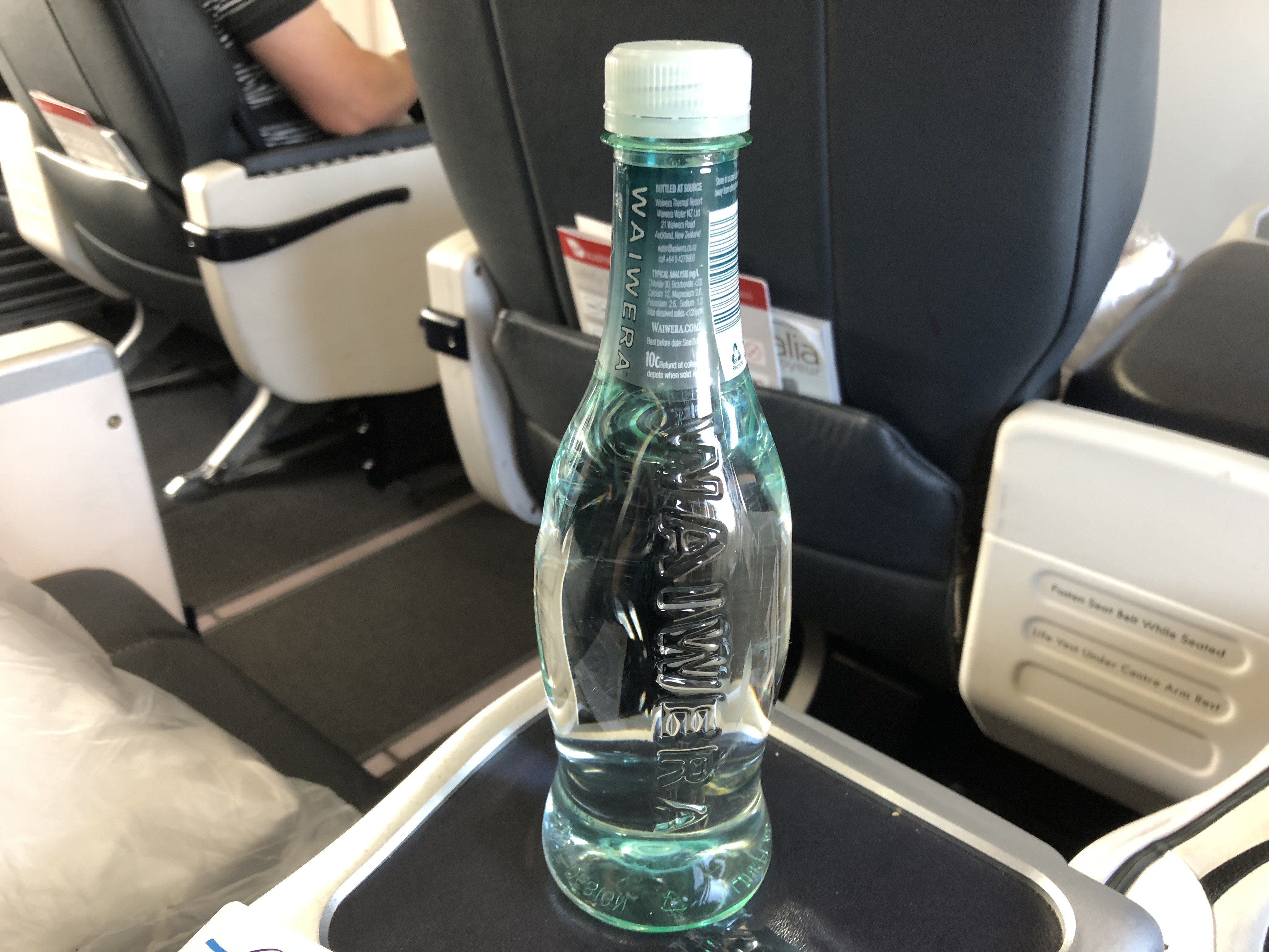Virgin Australia Business Class Bottled Water