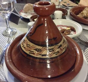 a close-up of a tajine