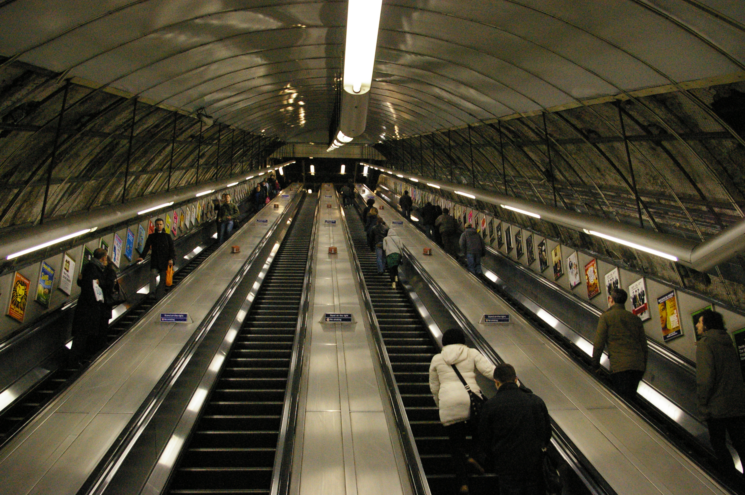 How should we behave on Escalators?