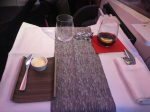 Table Setting Virgin Atlantic