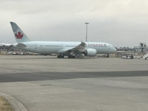 Air Canada 787 at LHR
