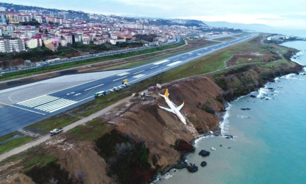 Pegasus Airlines Boeing 737 Overruns Runway, End Up on Cliff