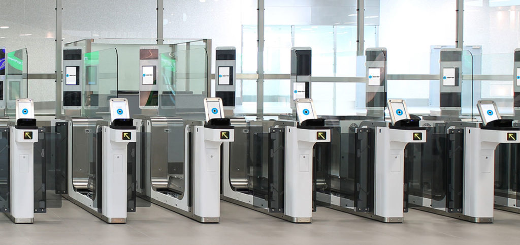 a group of electronic gates