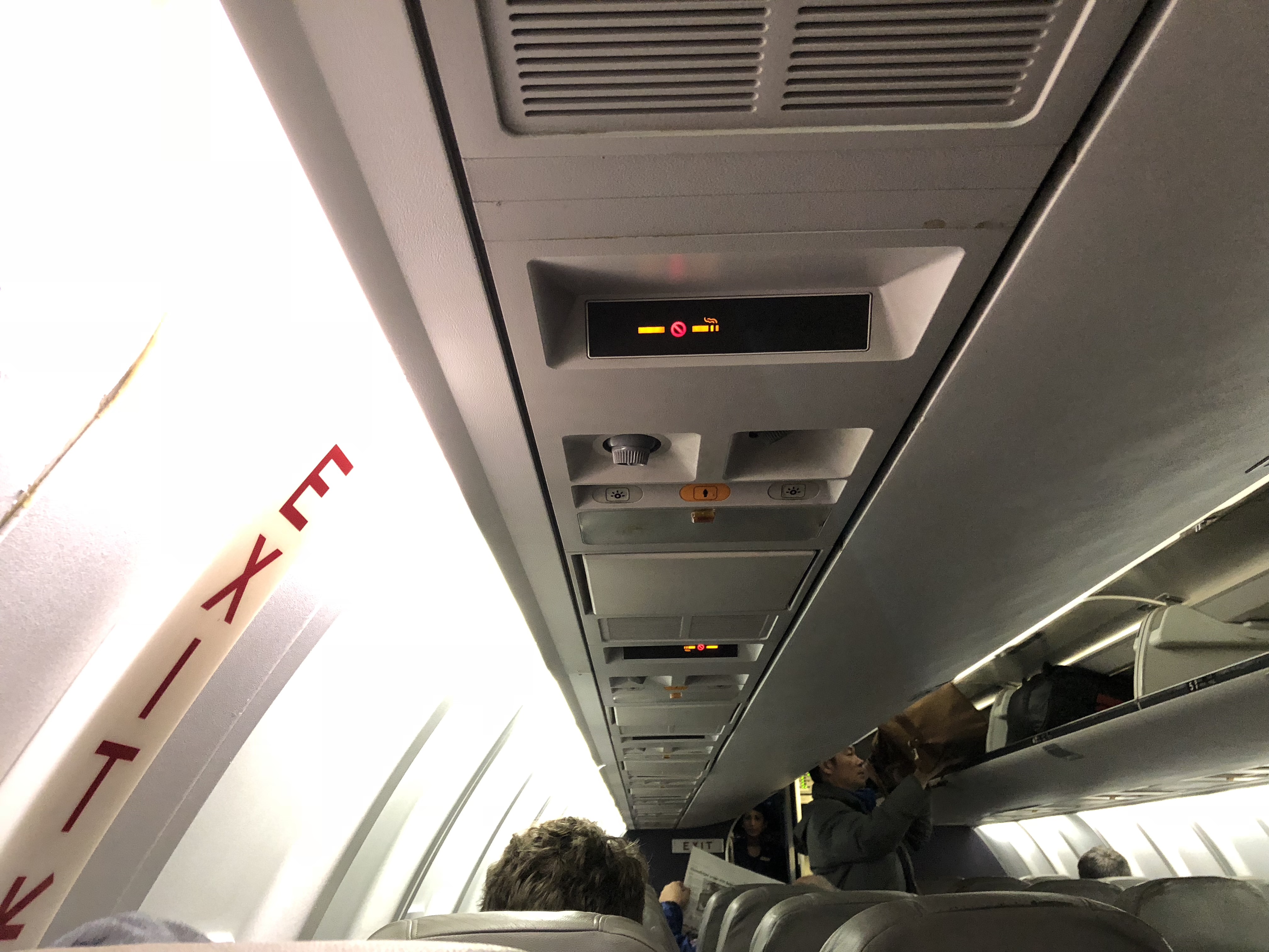 Air Canada Express CRJ100 Passenger Overhead Panel