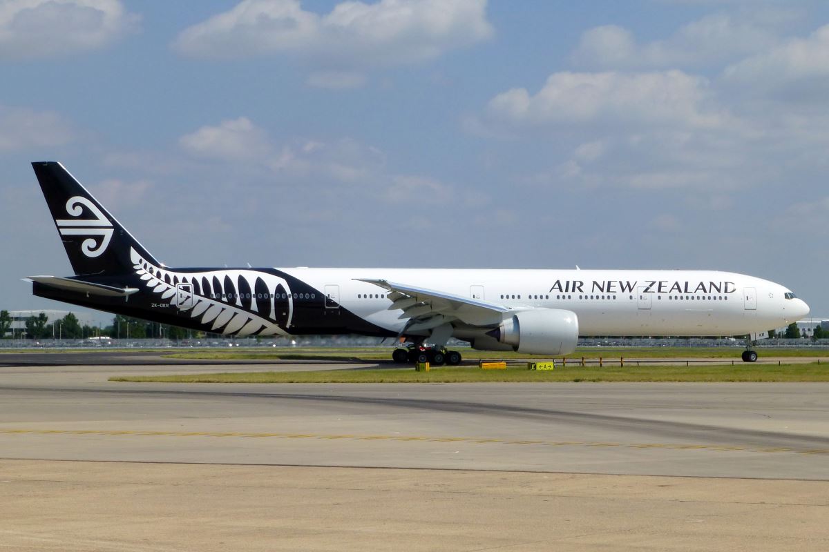 a large airplane on a runway