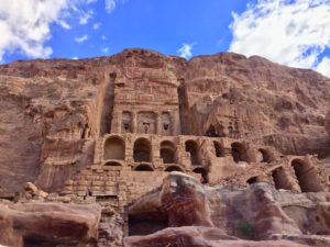 a stone structure on Petra