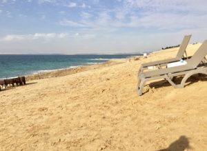 a chair on a beach