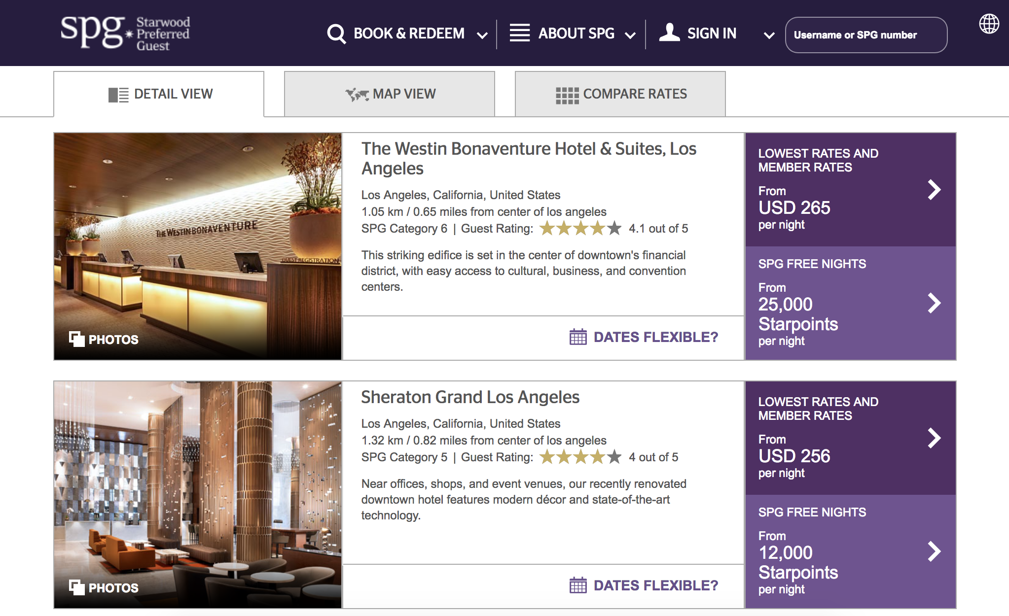 A lot of money for two very boring SPG properties (Image: SPG.com)