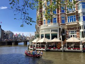 a boat on the water